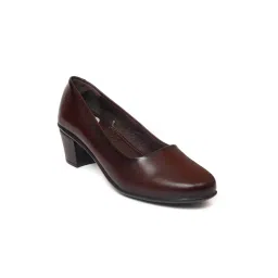 Zoom Shoes Womens Brown Genuine Leather Pumps-picture-27