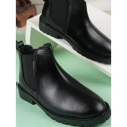 ZOOMBIE Boys Block-Heeled Chelsea Boots-picture-30