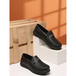 ZOOMBIE Boys Round Toe Formal Loafers-picture-30