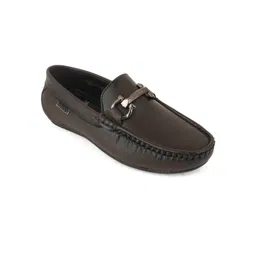 ZOOMBIE Boys Textured Formal Loafers-picture-32
