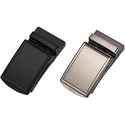 zoomella 2Pcs Automatic Belt Buckle Alloy Polished Business Casual Ratchet Buckle-picture-15