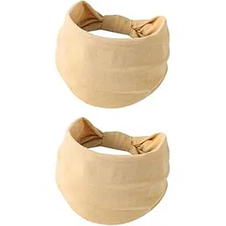 zoomella 2Pcs Outdoor Headband Comfortable Hair Band Wrap for Running Workout Fitness Khaki-picture-12