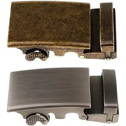 zoomella 6pcs Mens Ratchet Belt Buckle, Automatic Slide Buckle for Belt Strap 34-36mm-picture-27