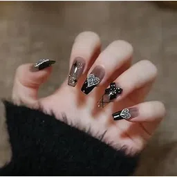 ZOONA 24PCS Everlasting French Nails Artificial Nails Art Set| Lightweight & Long Lasting| Easy To Use| Quick Fix For Festivals & Special Occasions-picture-13