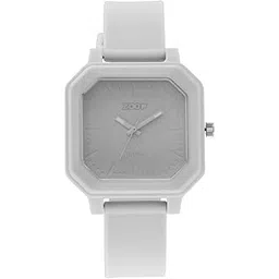 zoop Quartz Analog Grey Dial Grey Silicone Strap Watch for Girls - NT26029PP04-picture-13
