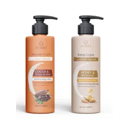 Zorba Set Of 2 Nourish Care & Extra Care With Nutri Serum Moisturizing Lotion -250 ml Each-picture-21