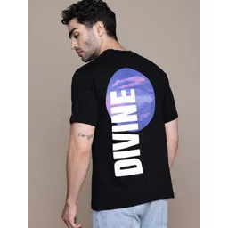 ZORI WORLD Unisex Typography Puff Printed T-shirt-picture-17