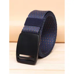 ZORO Men Black Printed Canvas Belt-picture-14