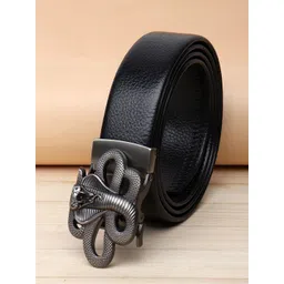 ZORO Men Black PU Belt-picture-36