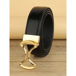 ZORO Men Black PU Belt-picture-31