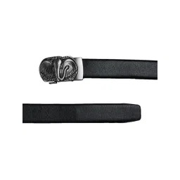 ZORO Men Black Textured PU Belt image 3
