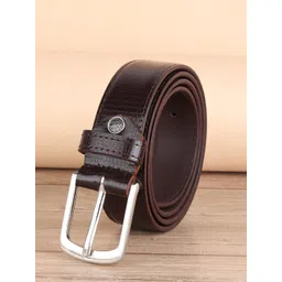 ZORO Men Brown Solid Leather Belt-picture-42