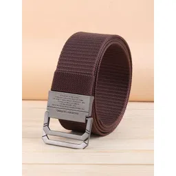 ZORO Men Brown Textured Belt-picture-35