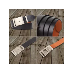 ZORO Men Leather Slider Buckle Wide Formal Belt-picture-19