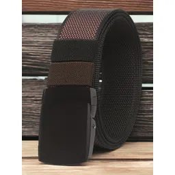 ZORO Men Textured Canvas Reversible Belt-picture-23