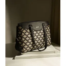 zouk Women Black, White Shoulder Bag image 1