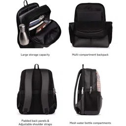 zouk 17.5 L Laptop Backpack Kochi Carbon Men's Office Backpack-picture-10