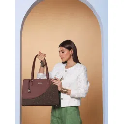 ZOUK Bristel Solid Tote Handbag-picture-15