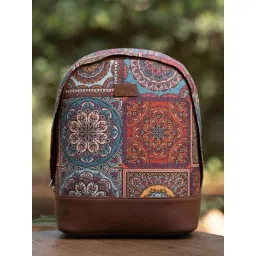 ZOUK Dome Daypack Multicolor Printed Mini Backpack-picture-32