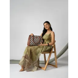 ZOUK Floral Printed Structured Handheld Bag-picture-41