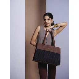 ZOUK Ikat GreRed Printed Tote Handbag-picture-42