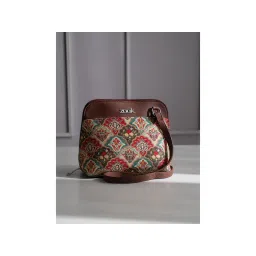 Zouk Mughal Art Multicolor Ooo Sling Bag-picture-15
