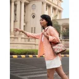 Zouk Mughal Art Multicolor Ooo Sling Bag image 2