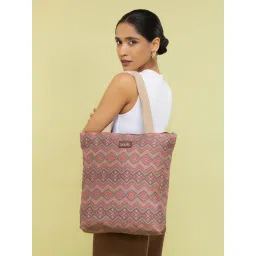 Zouk Multi-Color Gwalior Weaves Ivy Tote Bag-picture-24