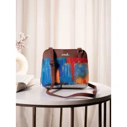 ZOUK Multicolor Printed Cross Body Bag-picture-27