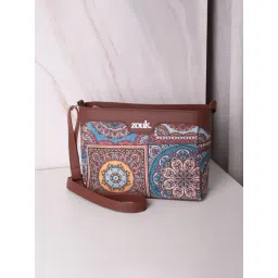 ZOUK Multicolor Printed Cross Body Bag-picture-35