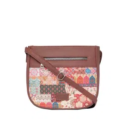 ZOUK Multicolor Printed Medium Sling Handbag-picture-15