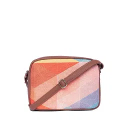 ZOUK Multicolor Printed Medium Sling Handbag-picture-48