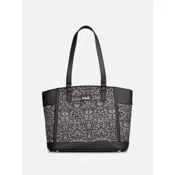 ZOUK Printed Structured Tote Bag image 1
