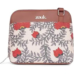 zouk Printed Vegan Leather Out Of Office Sling Bag With Adjustable Strap For Women's Girls-picture-59