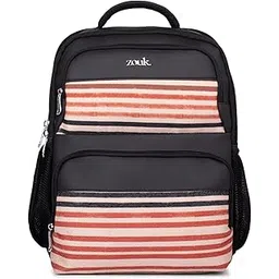 zouk Qutub Stripes Printed Vegan Leather Multicolor Pro backpack | Laptop Backpack 15.6 Inch | Large 18.7 L-picture-48