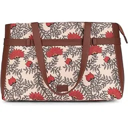 zouk Urban Escape Bag | Stylish Vegan with Laptop Compartment, Trolley Sleeve & Anti-Theft Pocket |-picture-17