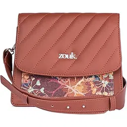 zouk Vegan Leather Flap Closure Beyond Basic Sling Bag For Women's Girls-picture-19