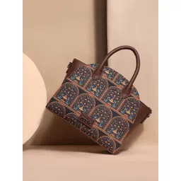 ZOUK Women Ethnic Motifs Printed Swagger Handheld Bag-picture-40