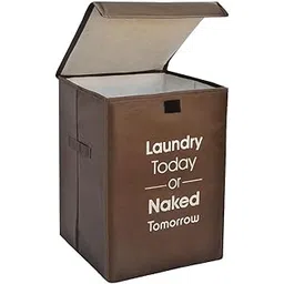 zovira 75L Laundry Basket for Clothes Non Woven Laundry Bin Laundry Bags for Clothes Freestanding Clothes Storage Organizer for Bedroom Basket for Clothes Cloth Bin Bag-picture-22