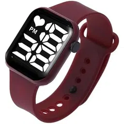 zovuta Square Shape Dial Colorful Smart Looking Digital led Watch For Kids Baby Boys and Girls- Fully Waterproof Sportswatch Display- Best Gift for Diwali and Birthday-Date and Time Function Only ( For Age 4-15 Years)-picture-21