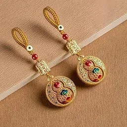 zubat 2pcs Rotatable Keychain in The Shape of a Safety Gourd, Featuring a Sandy Yellow Surface, a Creative Protective Charm, Suitable for Car Keys, Unisex Phone Strap, a Lucky Gift-picture-15