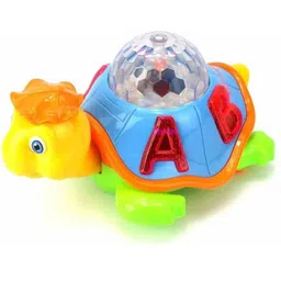 Musical Tortoise Toy with 3D Flashing Light & Sound -Toys for Kids,Boys N Girls=-image-2