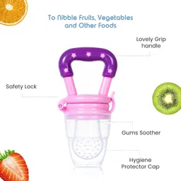 zukrave Fresh Food Nibbler Fruit Feeder Nipple Pacifiers Feeder-picture-31
