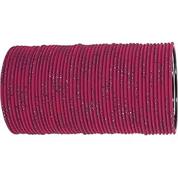 zulka Metal with Cutting Design and Glitter Bangles For Women and Girls | Polka Dots | Metal Bangles | Stylish Women's Bangle- Set of 48-picture-46