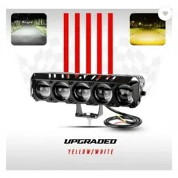 zulustyl 5 lens led 120W White and Amber LED Fog Lamp Car, Motorbike, Truck, Van LED (12 V, 60 W)-picture-26