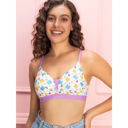 Zumlaa Abstract Bra Full Coverage Lightly Padded image 1