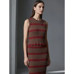 ZUMMER Striped Top & Skirt Pure Cotton Co-Ord Set-picture-21