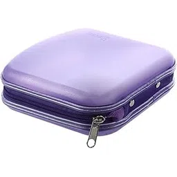 ZURBAA Cd Cases 2Pcs 40 Disc Cd Dvd Storage Media Holder Sleeve Case Hard Box Wallet Carry Bag - Black-picture-37