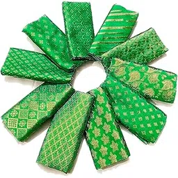 zuvim South-Silk Unstitched Blouse Piece Material for Women, Combo of 10 (1 meter each) (110x80cms)-picture-30