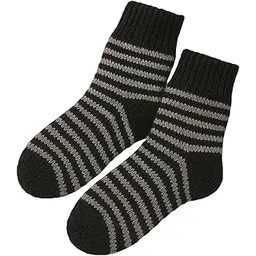 zvany Hand Knitted Wool Socks for Women – Warm Winter Woolen Socks | Soft, Cozy, Stretchable & Breathable | Handmade by Rural Women – Assorted (Pack of 1)-picture-27